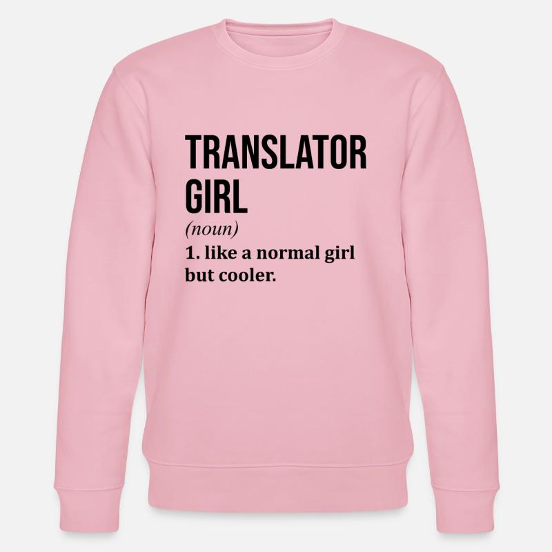 Translator - Stanley/Stella Unisex Bio-Sweatshirt CHANGER  - Hellrosa