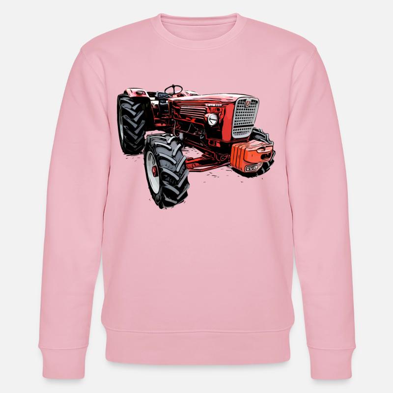Güldner G60 Traktor - Stanley/Stella Unisex Bio-Sweatshirt CHANGER  - Hellrosa
