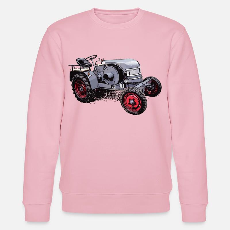 Oldtimer Traktor Kramer K12 - Stanley/Stella Unisex Bio-Sweatshirt CHANGER  - Hellrosa