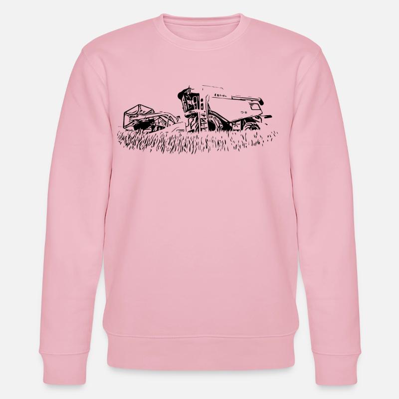 Moissonneuse-batteuse 600 - Sweat bio CHANGER Stanley/Stella Unisexe - rose pâle