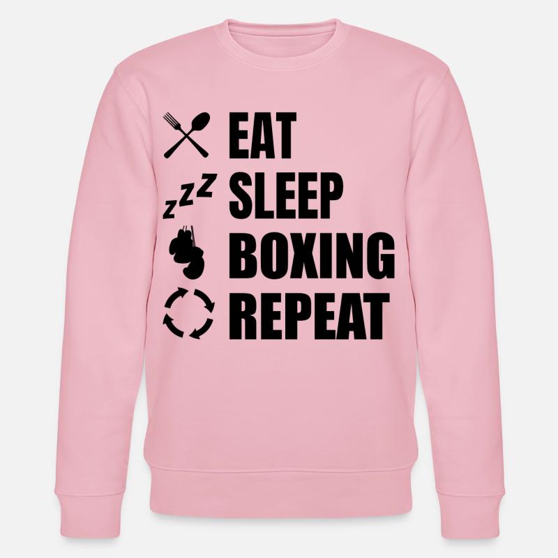 Routine de boxe - Sweat bio CHANGER Stanley/Stella Unisexe - rose pâle