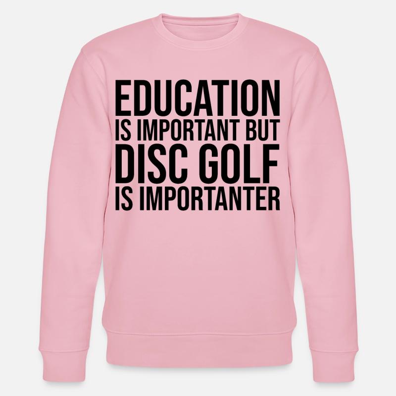 Discgolf - Stanley/Stella Unisex Bio-Sweatshirt CHANGER  - Hellrosa