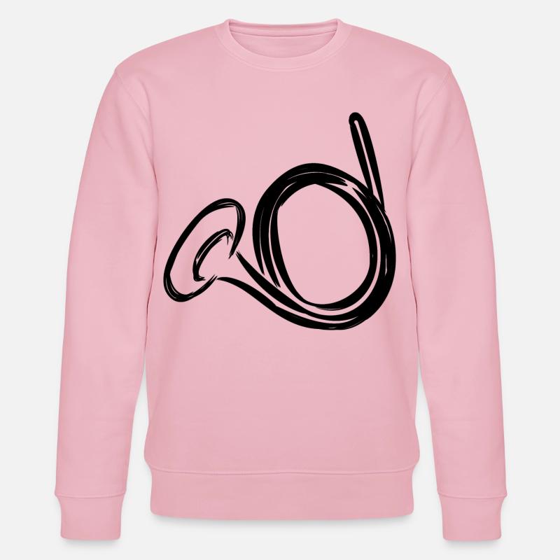 Waldhorn - Stanley/Stella Unisex Bio-Sweatshirt CHANGER  - Hellrosa