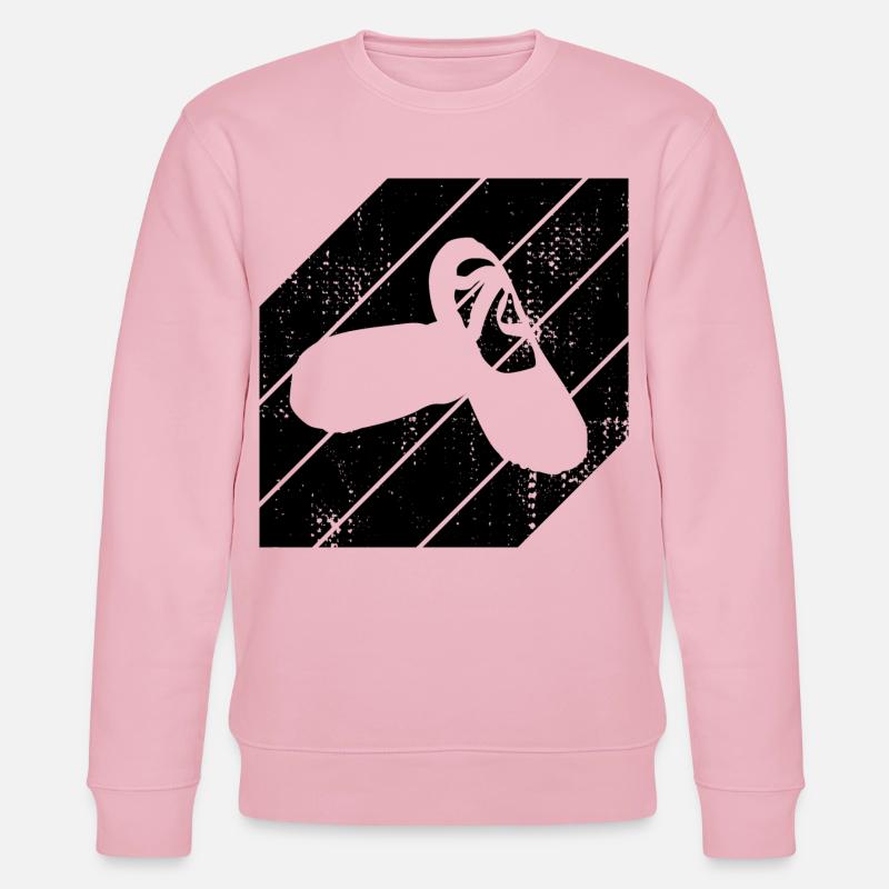 Ballettschuhe - Stanley/Stella Unisex Bio-Sweatshirt CHANGER  - Hellrosa
