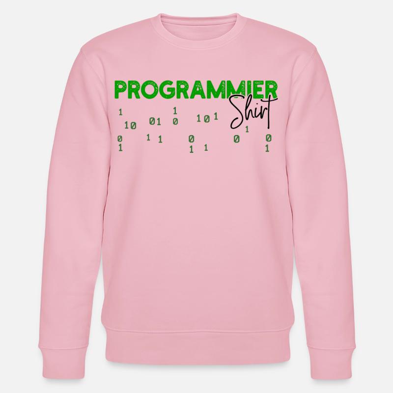 Programmeur Développeur Code Statement Scripting - Sweat bio CHANGER Stanley/Stella Unisexe - rose pâle