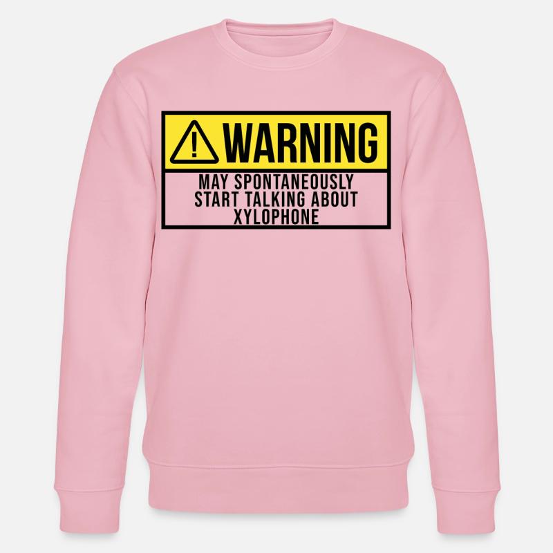 Xylophon - Stanley/Stella Unisex Bio-Sweatshirt CHANGER  - Hellrosa