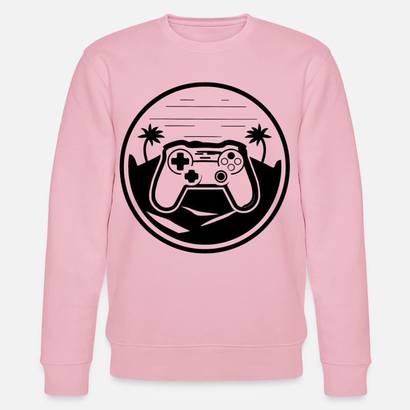 Graphismes de la manette de jeu - Sweat bio CHANGER Stanley/Stella Unisexe - rose pâle