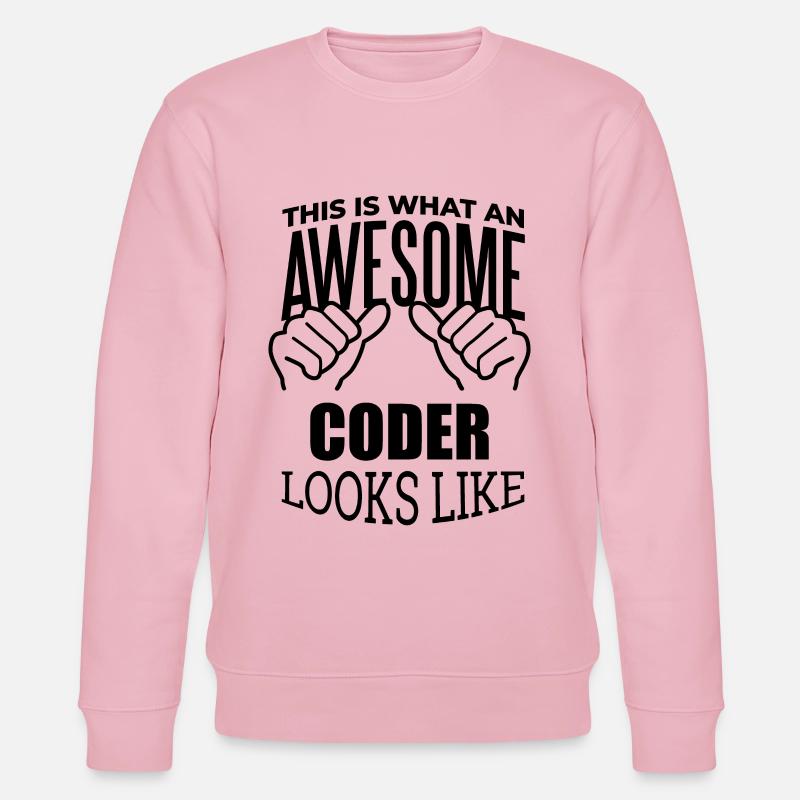 Coder - Stanley/Stella CHANGER Unisex Organic Sweatshirt - cotton pink