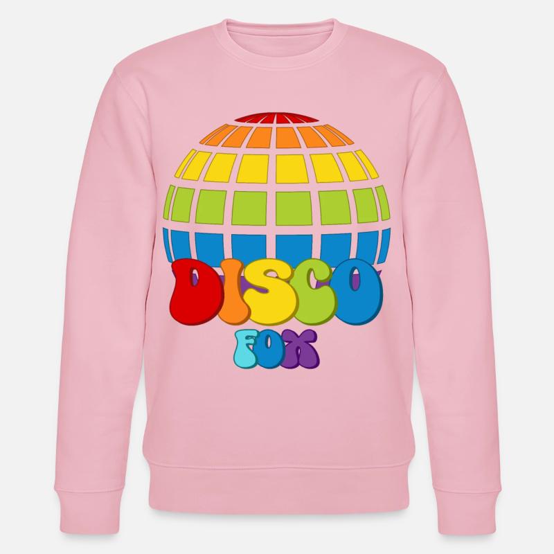 Disco Fox Discokugel Groovy Discothek Discofox - Stanley/Stella Unisex Bio-Sweatshirt CHANGER  - Hellrosa