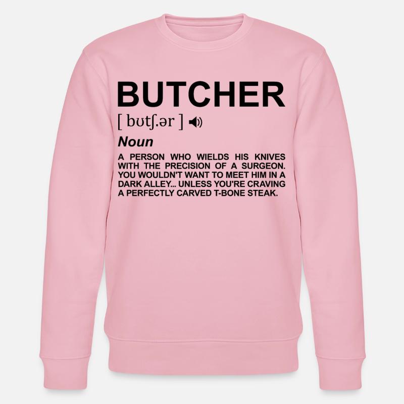 Metzger Bedeutung - Stanley/Stella Unisex Bio-Sweatshirt CHANGER  - Hellrosa
