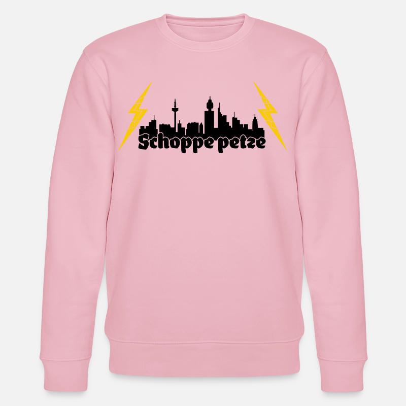 Schoppe petze ffm skyline - Stanley/Stella Unisex Bio-Sweatshirt CHANGER  - Hellrosa