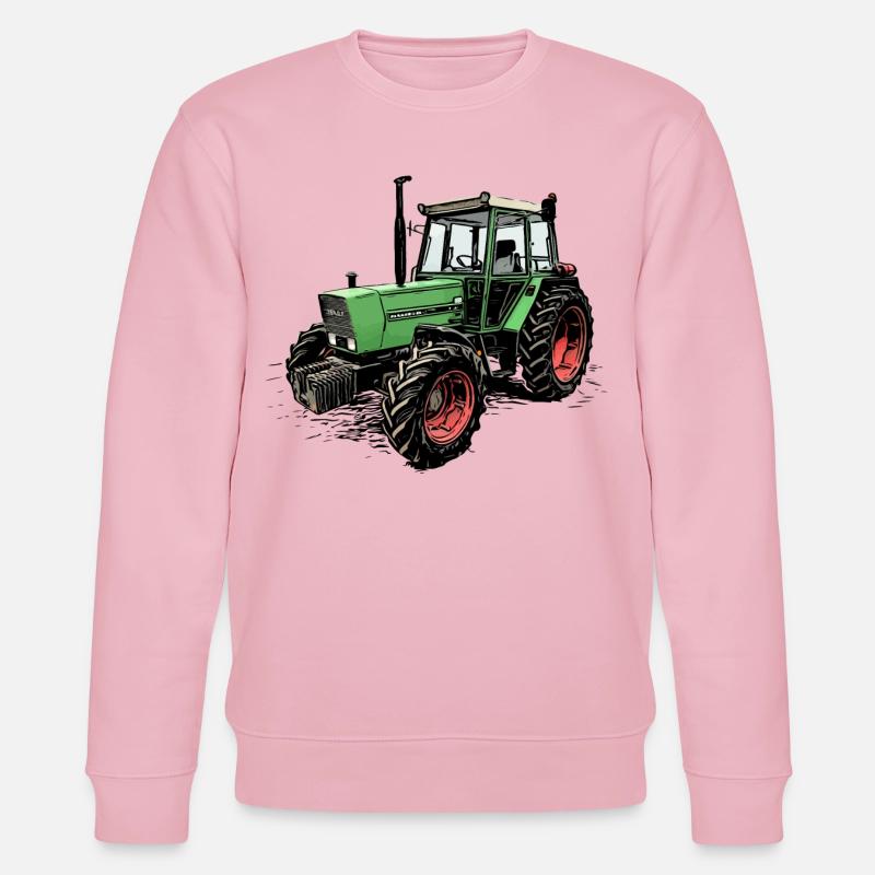 Farmer 306 Traktor - Stanley/Stella Unisex Bio-Sweatshirt CHANGER  - Hellrosa