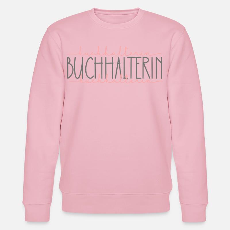 Buchhalterin Geschenk Buchhaltung Beruf - Stanley/Stella Unisex Bio-Sweatshirt CHANGER  - Hellrosa