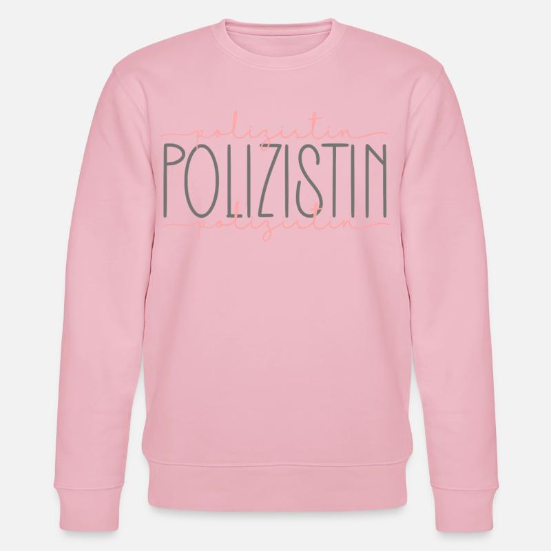Polizistin Geschenk Polizei Beamtin Beruf - Stanley/Stella Unisex Bio-Sweatshirt CHANGER - Hellrosa
