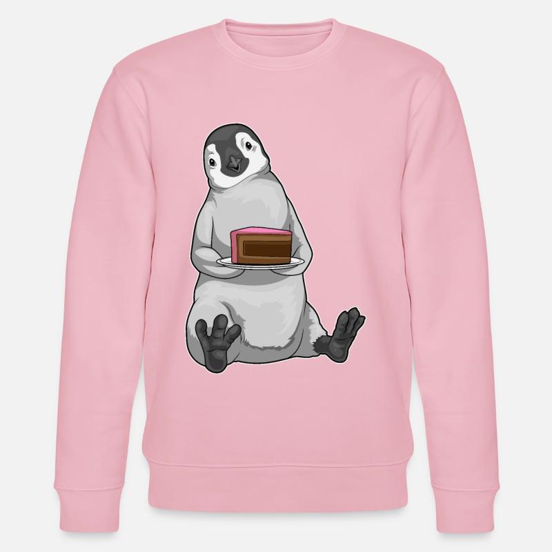 Gâteau pingouin - Sweat bio CHANGER Stanley/Stella Unisexe - rose pâle