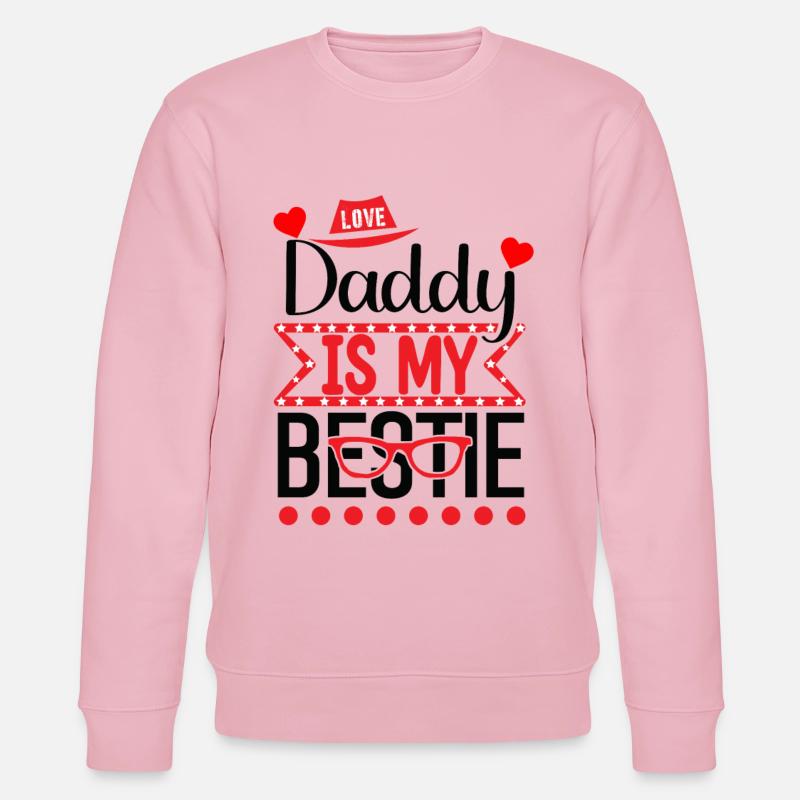 Bester Papa - Stanley/Stella Unisex Bio-Sweatshirt CHANGER  - Hellrosa
