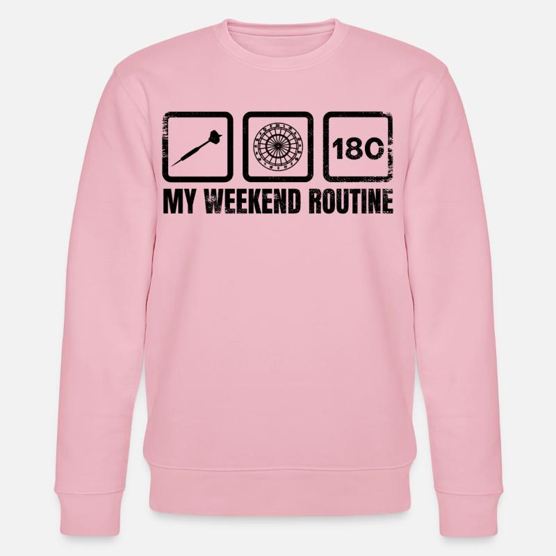 Meine Wochenendroutine - Stanley/Stella Unisex Bio-Sweatshirt CHANGER  - Hellrosa