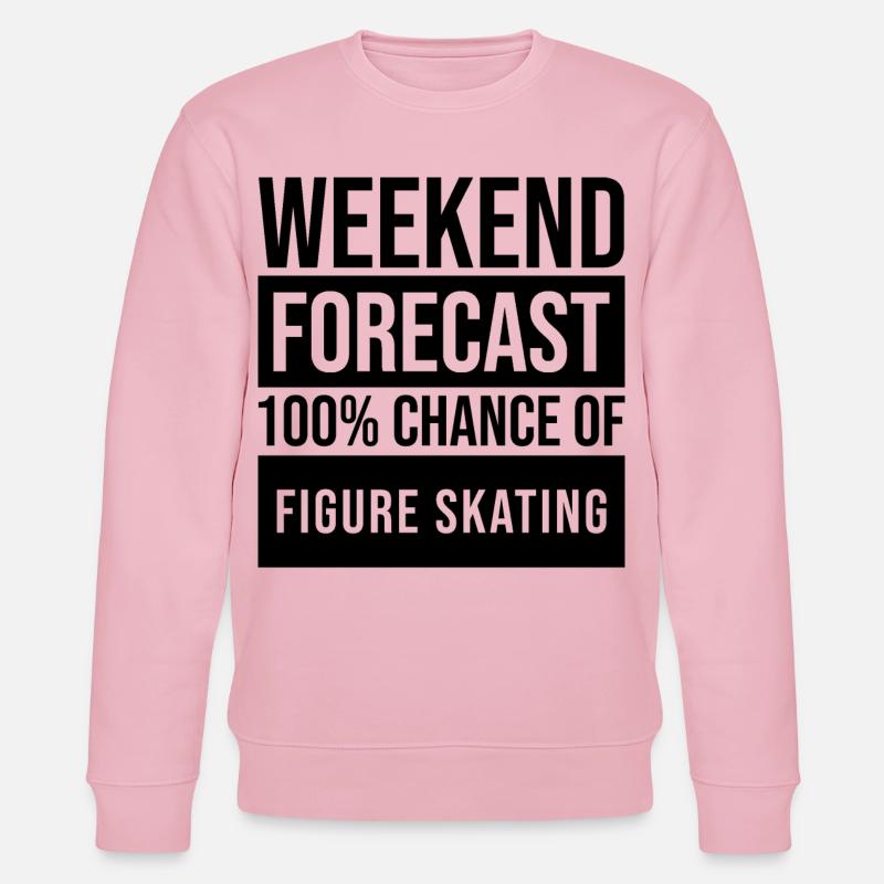 Eiskunstlauf - Stanley/Stella Unisex Bio-Sweatshirt CHANGER  - Hellrosa