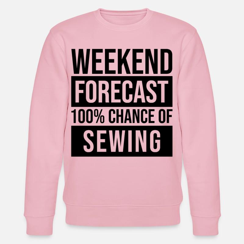 Näharbeit - Stanley/Stella Unisex Bio-Sweatshirt CHANGER  - Hellrosa