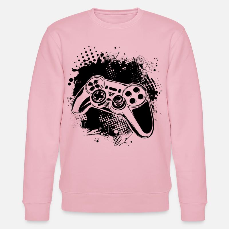 Game Controller - Stanley/Stella Unisex Bio-Sweatshirt CHANGER  - Hellrosa