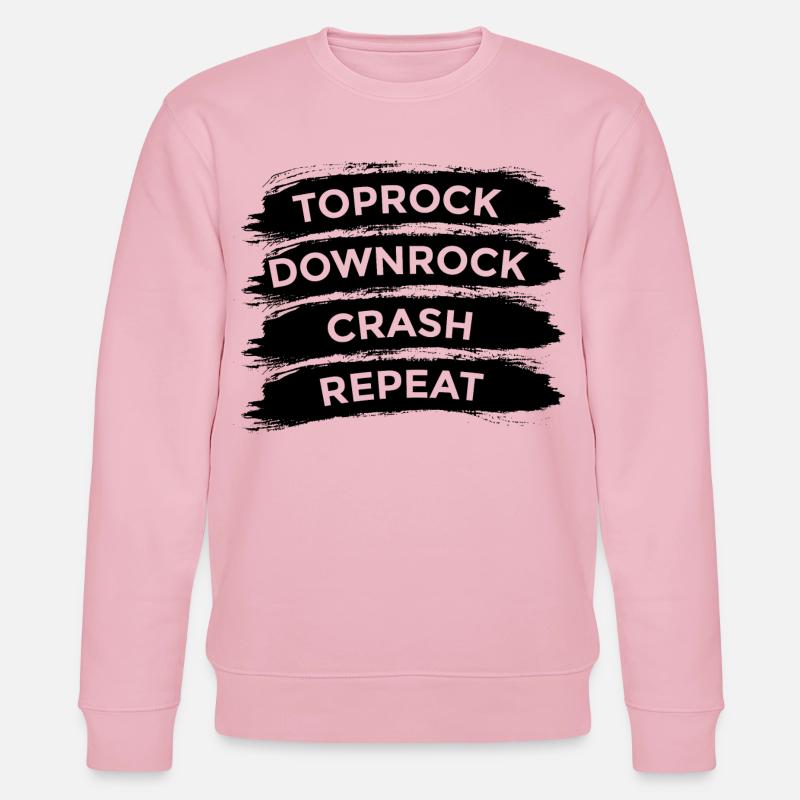 Breakdancer Spruch - Stanley/Stella Unisex Bio-Sweatshirt CHANGER  - Hellrosa