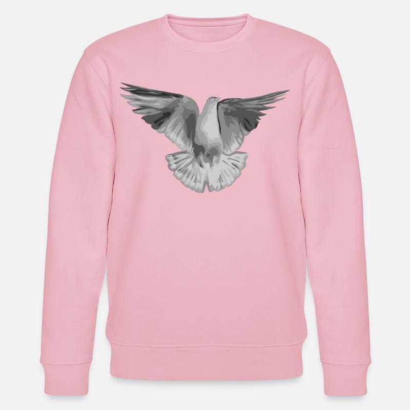 Taube hellgrau - Stanley/Stella Unisex Bio-Sweatshirt CHANGER  - Hellrosa