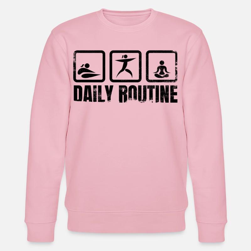 Routine quotidienne de Yogi - Sweat bio CHANGER Stanley/Stella Unisexe - rose pâle