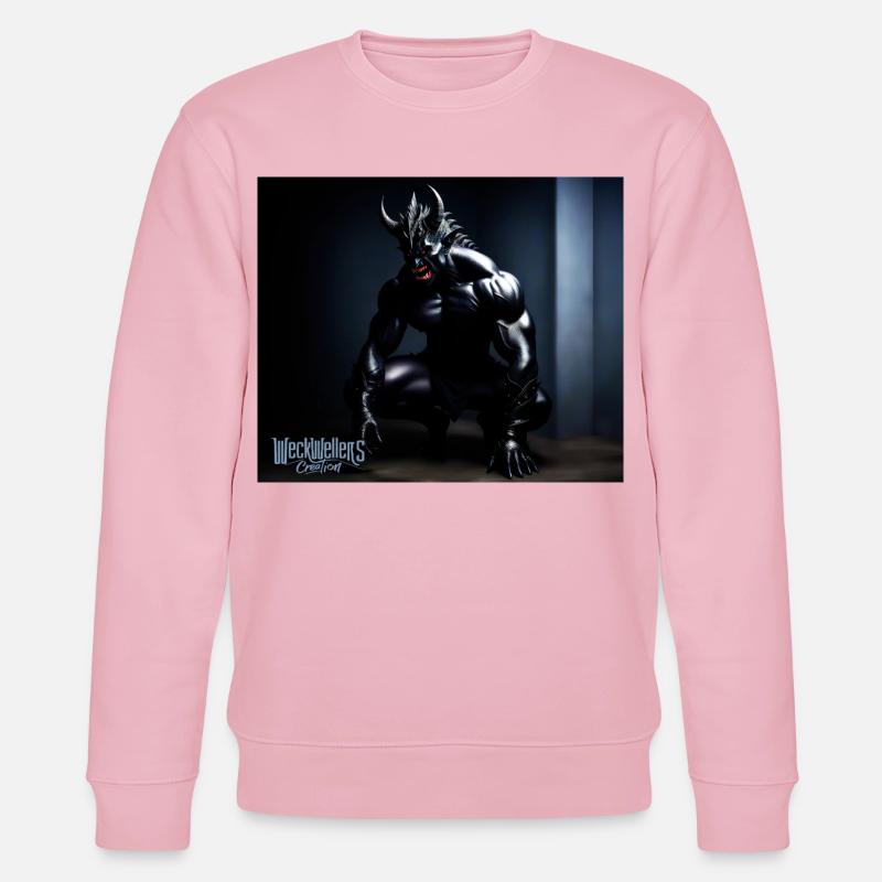 Darkness devil side - Stanley/Stella CHANGER Unisex Organic Sweatshirt - cotton pink