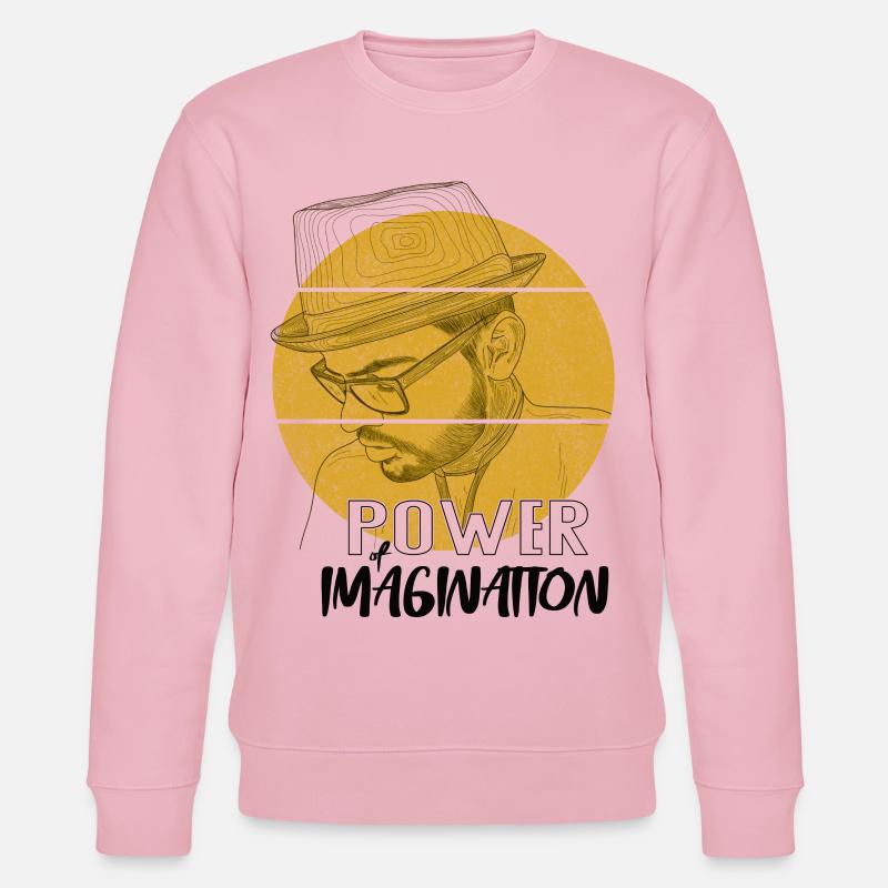 Power Imagination – Design de déclaration créative - Sweat bio CHANGER Stanley/Stella Unisexe - rose pâle