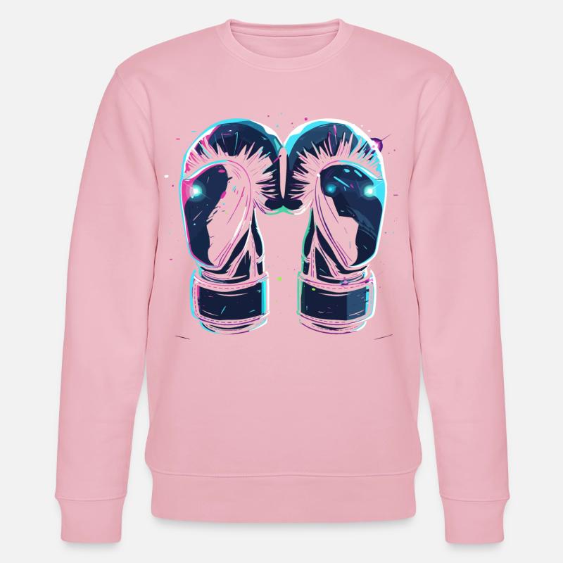 Boxhandschuhe Steampunk - Stanley/Stella Unisex Bio-Sweatshirt CHANGER  - Hellrosa