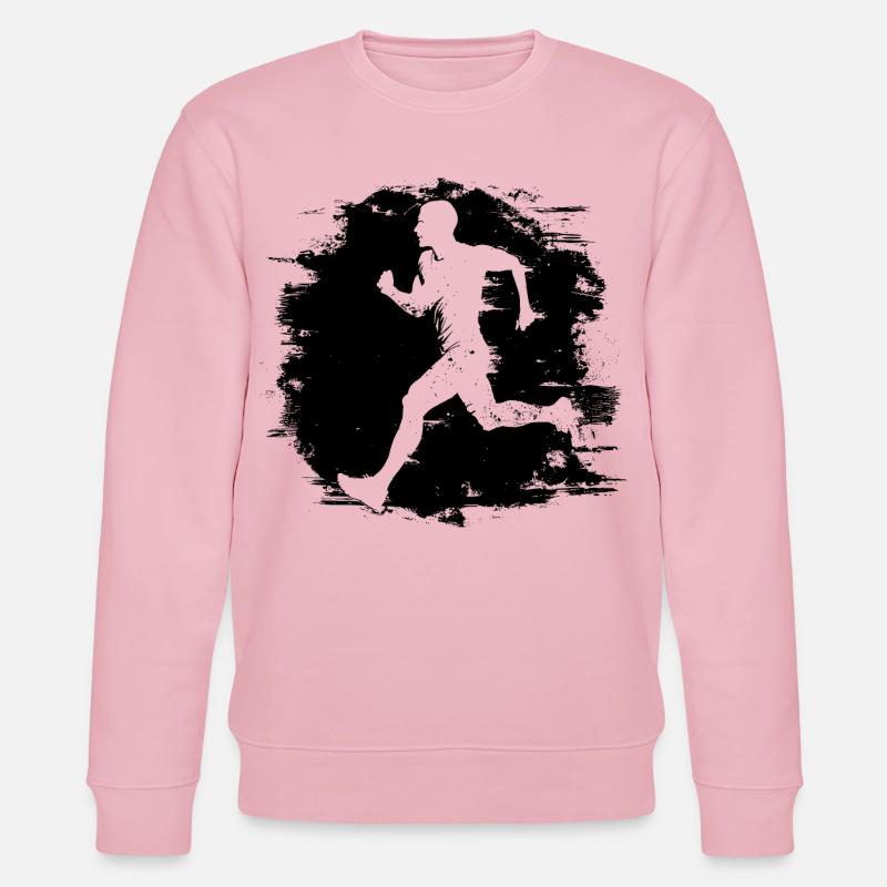 Marathon Junge - Stanley/Stella Unisex Bio-Sweatshirt CHANGER  - Hellrosa