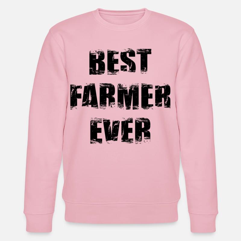 Bester Bauer - Stanley/Stella Unisex Bio-Sweatshirt CHANGER  - Hellrosa