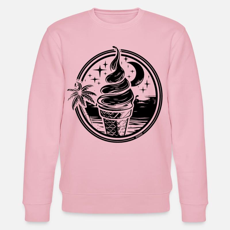Eiscreme - Stanley/Stella Unisex Bio-Sweatshirt CHANGER  - Hellrosa