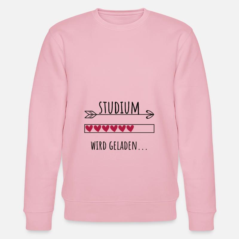 Studium Personalisierter Beruf Mädchen - Stanley/Stella Unisex Bio-Sweatshirt CHANGER  - Hellrosa