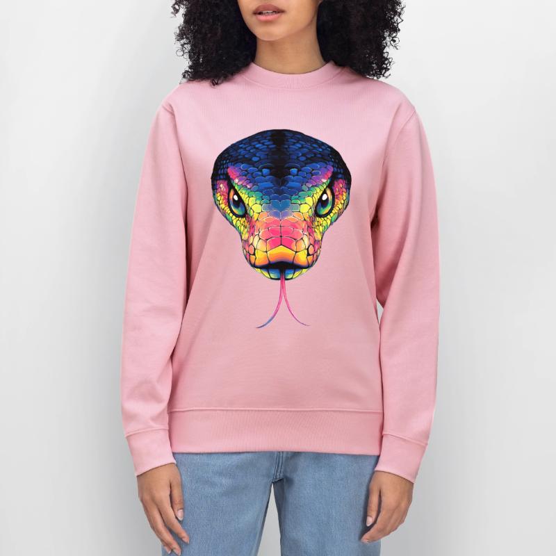 Serpent Python Cobra Mamba Serpent à sonnettes Serpent Sweat bio CHANGER Stanley/Stella Unisexe