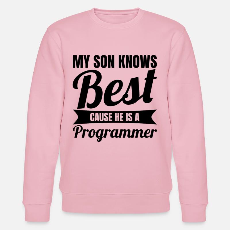 Programmer Son - Stanley/Stella CHANGER Unisex Organic Sweatshirt - cotton pink