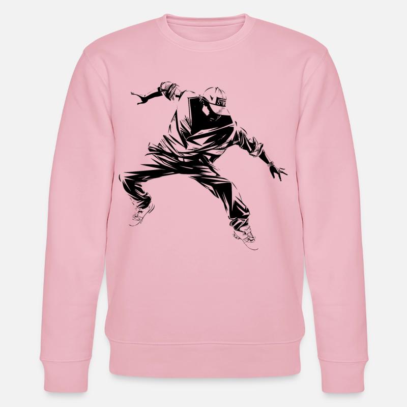 B Boy Grafik - Stanley/Stella Unisex Bio-Sweatshirt CHANGER  - Hellrosa