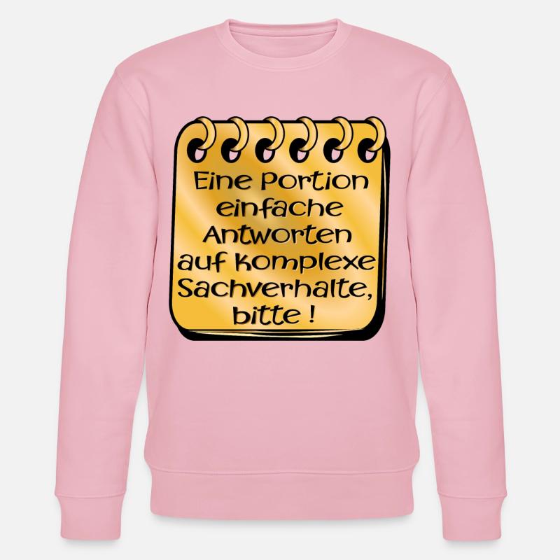 POPULISMUS - Stanley/Stella Unisex Bio-Sweatshirt CHANGER  - Hellrosa