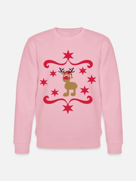 Cadeaux amusants pour Noël - Sweat bio CHANGER Stanley/Stella Unisexe - rose pâle