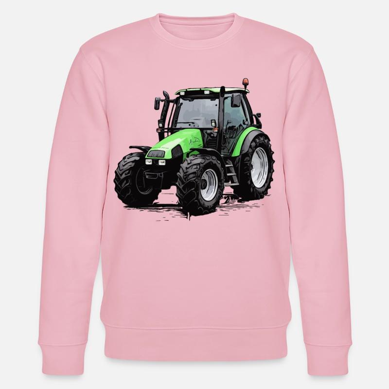 Agrotron 100 - Stanley/Stella Unisex Bio-Sweatshirt CHANGER  - Hellrosa