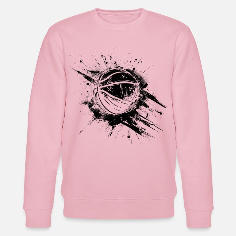 Basketball Ball Graffiti - Stanley/Stella Unisex Bio-Sweatshirt CHANGER  - Hellrosa