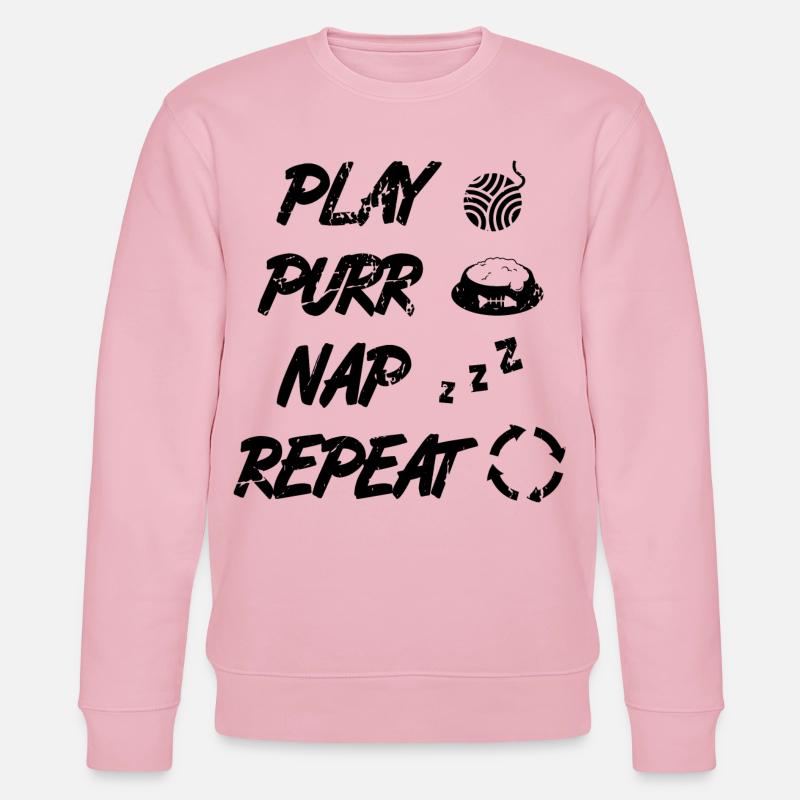 Routine du chat - Sweat bio CHANGER Stanley/Stella Unisexe - rose pâle