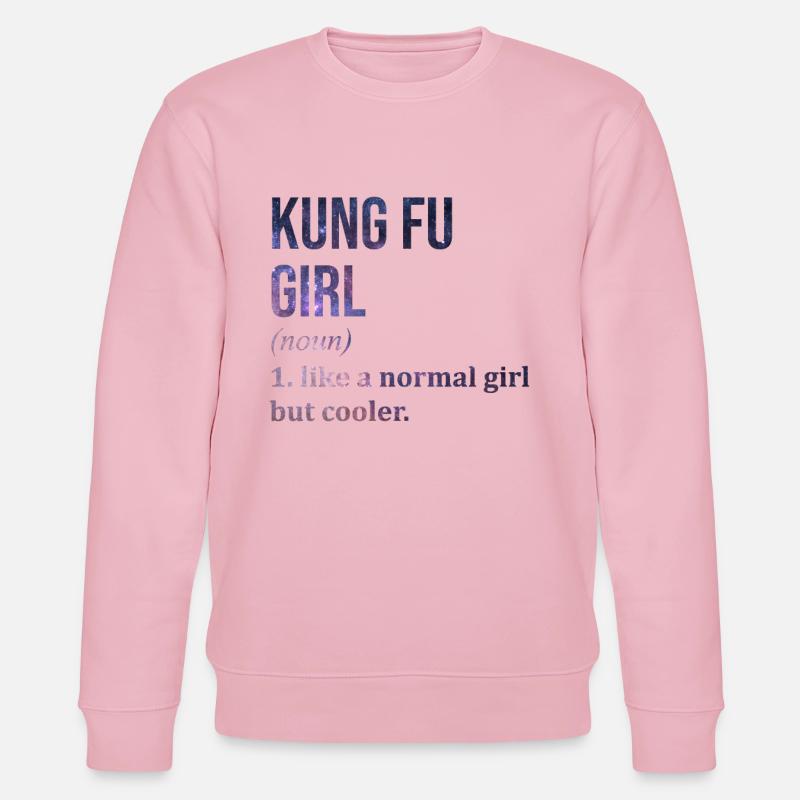 Kung-Fu - Stanley/Stella Unisex Bio-Sweatshirt CHANGER  - Hellrosa