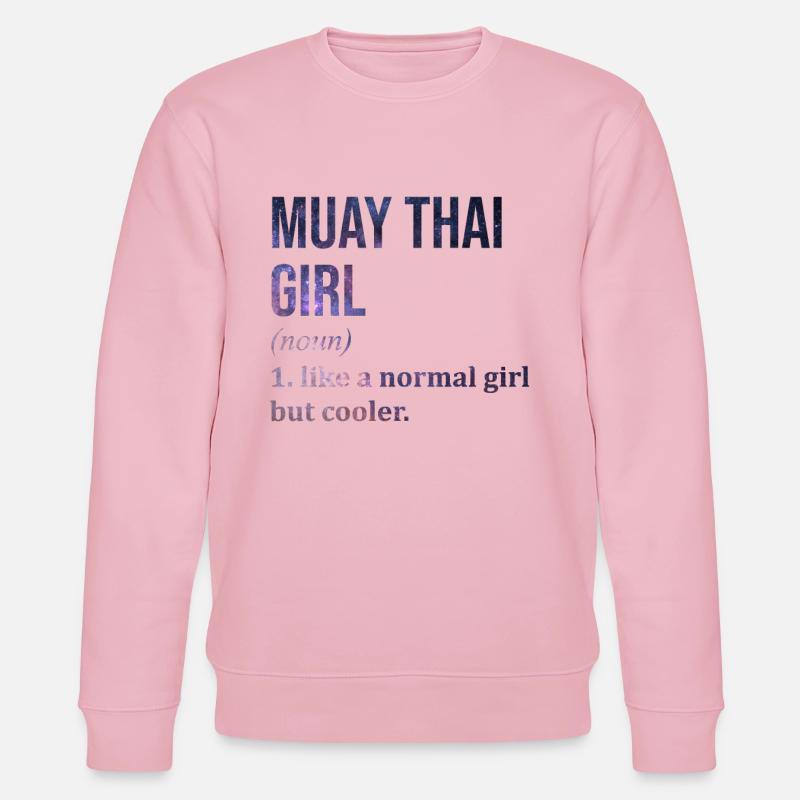 Muay Thai - Stanley/Stella Unisex Bio-Sweatshirt CHANGER  - Hellrosa