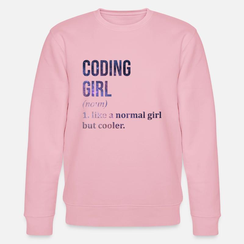 codage - Sweat bio CHANGER Stanley/Stella Unisexe - rose pâle