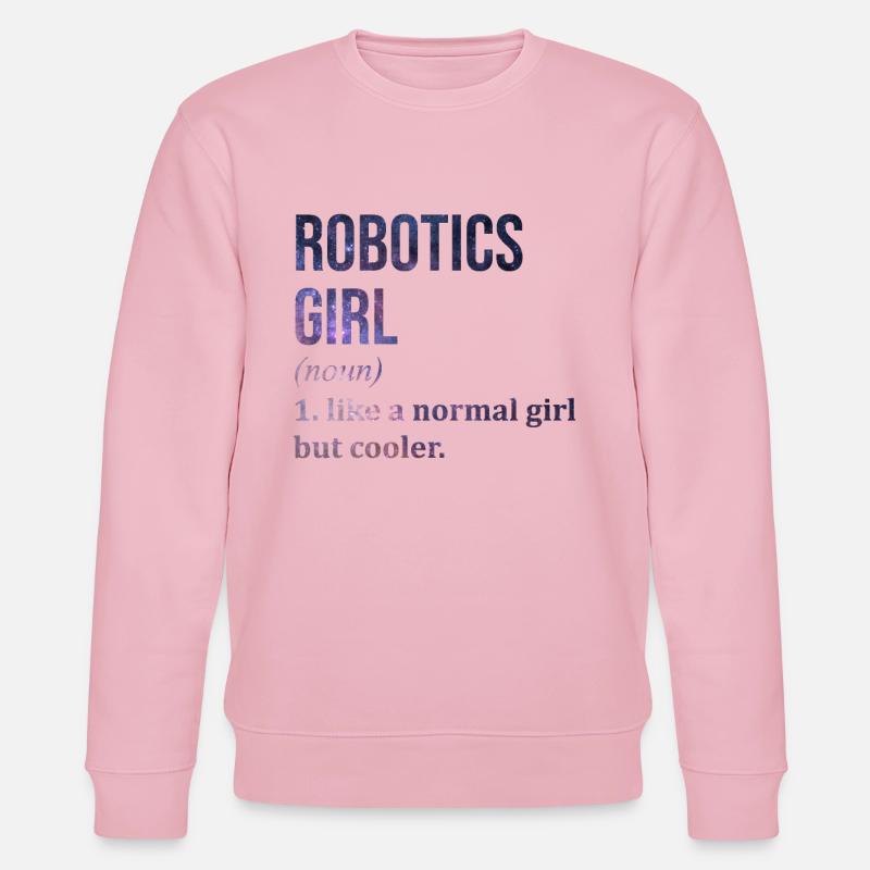 Robotertechnik - Stanley/Stella Unisex Bio-Sweatshirt CHANGER  - Hellrosa