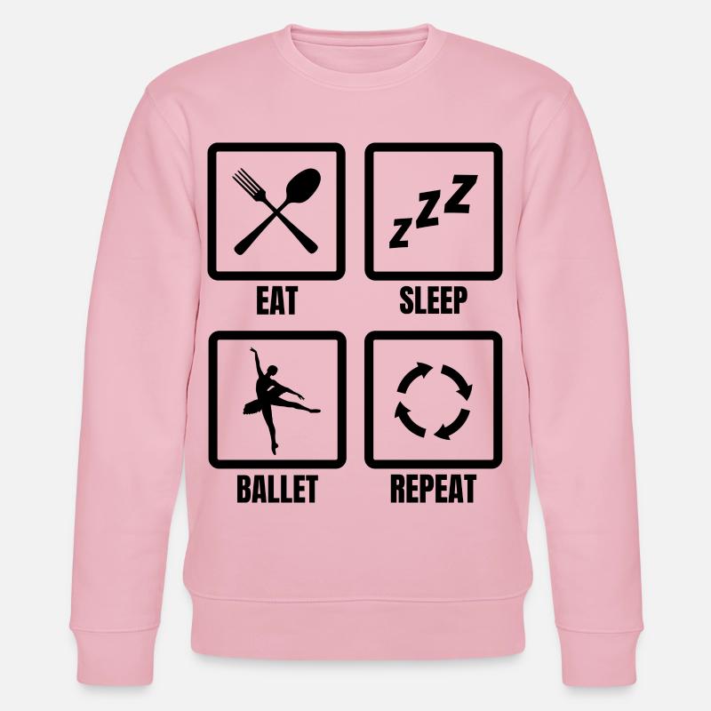 Routine de ballet - Sweat bio CHANGER Stanley/Stella Unisexe - rose pâle