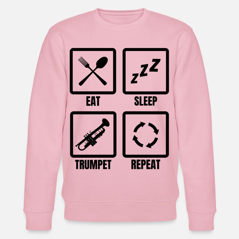 Trompeter Routine - Stanley/Stella Unisex Bio-Sweatshirt CHANGER  - Hellrosa