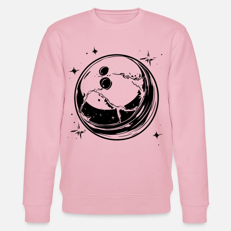 Look de dessin animé de bowling - Sweat bio CHANGER Stanley/Stella Unisexe - rose pâle