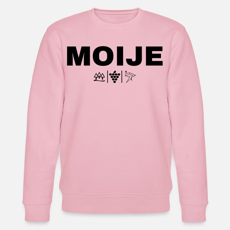 MOIJE - Stanley/Stella Unisex Bio-Sweatshirt CHANGER  - Hellrosa